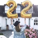 Balon urodzinowy na hel cyfry -2- 40cm