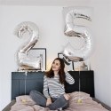 Balon urodzinowy na hel cyfry -3- 40cm