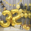 Balon urodzinowy na hel cyfry "4" 40cm