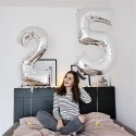 Balon urodzinowy na hel cyfry "4" 40cm