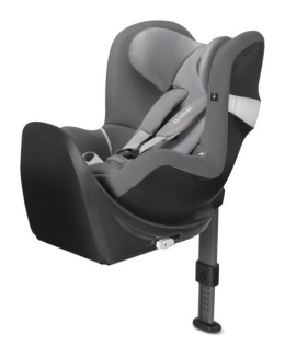 SIRONA M2 I-SIZE Cybex (bez bazy) fotelik tyłem od urodzenia do ok. 4 lat 105cm - 4*ADAC manhattan grey