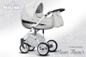 MODO Exclusive 3w1 Wiejar wózek wielofunkcyjny z fotelikiem 0-13kg - 01 Moon Flower