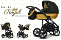 MODO Royal 3w1 Wiejar wózek wielofunkcyjny z fotelikiem 0-13kg - Gold