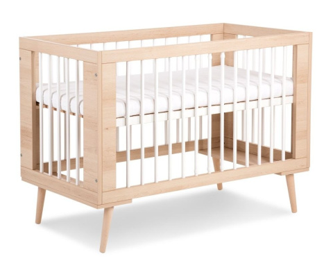 SOFIE LitteSky by Klupś łóżeczko drewniane 120x60 - buk