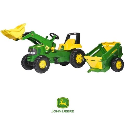 Rolly Toys rollyJunior Traktor Na Pedały John Deere 3-8 Lat + Bramka Gratis