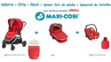 Adorra 3w1 Oria Rock + 2 x śpiworek wózek Maxi-Cosi - NOMAD GREY