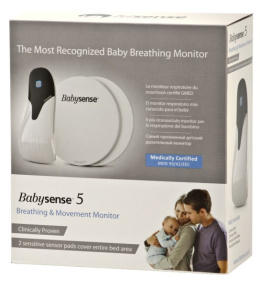Monitor oddechu certyfikatem medycznym BABYSENSE 5 - Lepiej mieć pewność!