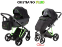 CRISTIANO FLUO 2w1 Adamex wózek głęboko-spacerowy kolor Green