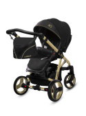 XQ GOLD BabyActive wózek spacerowy idealny na drogi i bezdroża - złoty stelaż