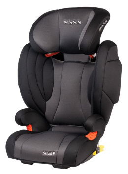 SALUKI BabySafe Isofix 15-36 kg fotelik samochodowy - Grey-Black