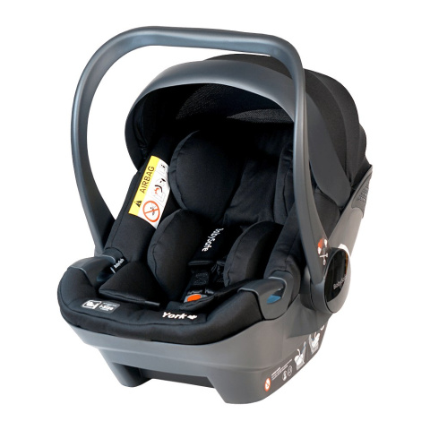 YORK BabySafe fotelik samochodowy 0-13kg 0-15m - czarny