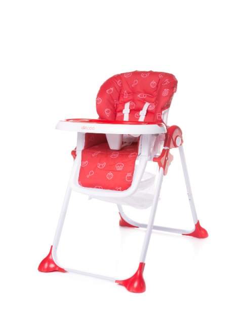 Krzesełko dziecięce Decco Red