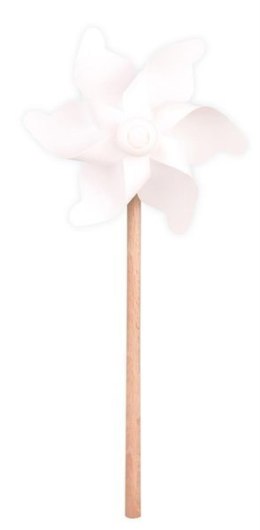 Giobas, Drewniany wiatraczek biały 30 cm