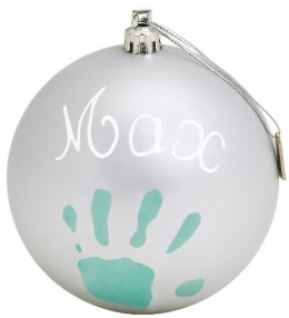 Baby Art Christmas Ball Bombka na choinkę z odciskiem rączki