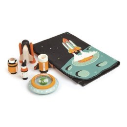 Mata z kosmicznymi, drewnianymi elementami - Przygoda w Kosmosie, Tender Leaf Toys