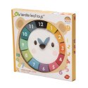 Drewniana zabawka edukacyjna - Kolorowy zegar Miś, Tender Leaf Toys