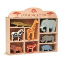 Drewniane figurki do zabawy - zwierzęta Safari, Tender Leaf Toys