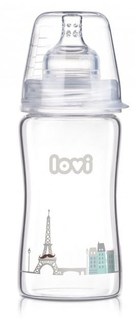74/203 LOVI butelka szklana DIAMOND GLASS 250 ml Retro Boy