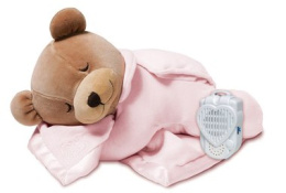 PRINCE LIONHEART Miś do usypiania i uspokajania Tummy Sleep różowy