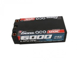 6000mAh 7.6V 120C HardCase Gens Ace