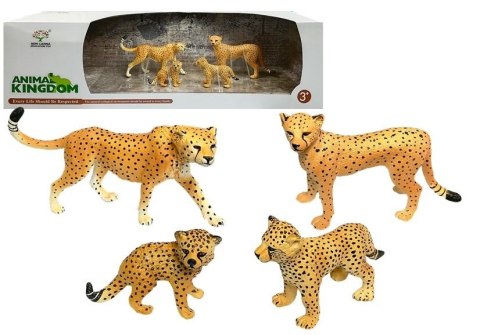 Gepard Figurki Edukacyjne Dzikie Zwierzęta 4 sztuki Sawanna