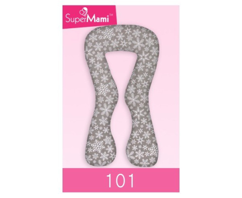 Poduszka bawełniana typu U (ortopedyczna) dla kobiet w ciąży SuperMami 101