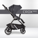 CROX PRO Euro-Cart wózek spacerowy z przekładanym siedziskiem do 22 kg - Coal