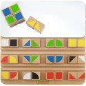 Odbicia Lustrzane Kolorowe Klocki Tablica Edukacyjna Masterkidz Montessori