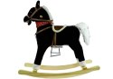 Koń Na Biegunach Czarno- Biały Dźwięki Rusza Pyskiem Ogonem 74 cm