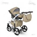 Sirion Eco 3w1 Camarelo wózek wielofunkcyjny z fotelikiem KITE 0-13kg Polski Produkt - SiE-7