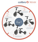 Colibro TREMIX Rowerek dziecęcy trójkołowy / biegowy 4w1 do 25 kg - Banana