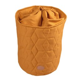 Filibabba Zamykany pojemnik materiałowy na zabawki Golden Mustard