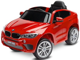 BMW X6 M Red Pojazd na akumulator SUV bawarskiej marki Toyz by Caretero