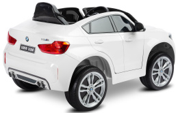 BMW X6 M White Pojazd na akumulator SUV bawarskiej marki Toyz by Caretero
