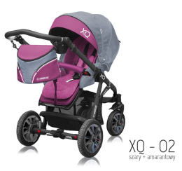 Sport XQ BabyActive Wózek spacerowy idealny na drogi i bezdroża! XQ-02 - czarny stelaż