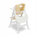 FLORIS Lionelo Drewniane krzesełko do karmienia - White