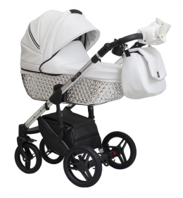 EUFORIA Premium Silver 2w1 Paradise Baby wózek wielofunkcyjny Polski Produkt - kolor 03