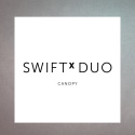 HAUCK SWIFT X DUO Deluxe Canopy Budka do wózka podwójnego Swift X Duo - Iceblue
