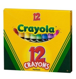Kredki świecowe 12kol bezpieczne żywe kolory Crayola 0012