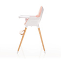 DOLCE Zopa krzesełko do karmienia dla dzieci od 6 miesiąca do 15 kg - Blush Pink