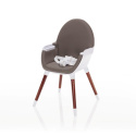 DOLCE Zopa krzesełko do karmienia dla dzieci od 6 miesiąca do 15 kg - Minky Grey