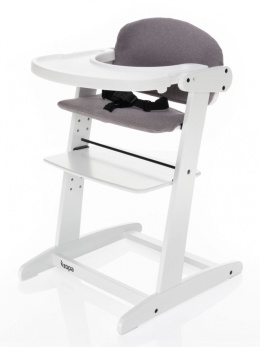 GROW-UP Zopa krzesełko do karmienia dla dzieci od 6 miesiąca do 60 kg - White