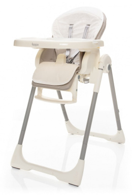 IVOLIA Zopa krzesełko do karmienia dla dzieci od urodzenia do 15 kg - Beige Grey