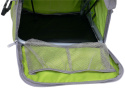 Nosidło turystyczne GUTO Deluxe lekkie 1,6kg dla dzieci od około 6 miesiąca do 18 kg - zielony