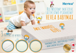 Materac lateksowy Hevea Baby Max - Aegis Natural Care 120x60