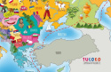 Mapa Polski ścienna firmy TULOKO