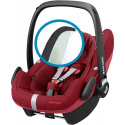 Pebble Pro i-Size Maxi Cosi + Śpiworek za 1zł, fotelik samochodowy od urodzenia 45 cm do 75 cm - Essential Red