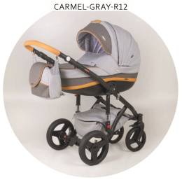 VICCO 2W1 ADAMEX wózek dziecięcy - Polski Produkt - carmel gray r12