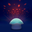 Projektor Musical Stars grzybek Pabobo Angelcare - niebieski