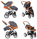 FASTER 2 Style 3w1 Baby Merc wózek dziecięcy z fotelikiem 0-13kg kolor FII/12A
